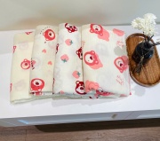 Khăn mặt muslin, khăn tắm muslin nhiều màu cho bé giá rẻ